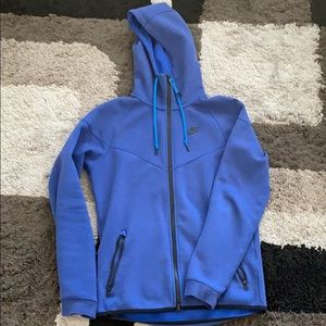 Nike Tech Fleece Windrunner size small, royal blue